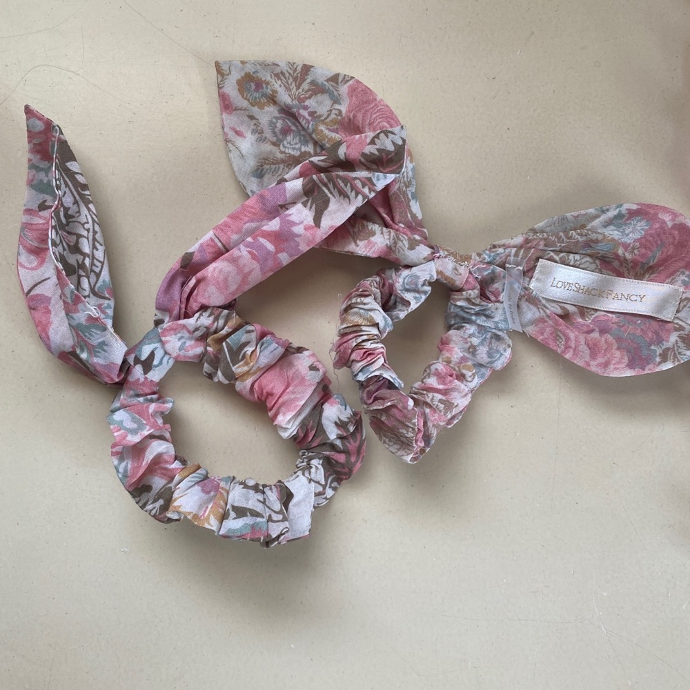 NWOT loveshackfancy scrunchies